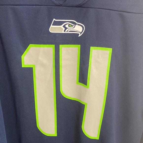 NFL Team Apparel, NFL Players Seattle Seahawks Jersey “METCALF 14” Size 2XL NWT - Picture 4 of 7